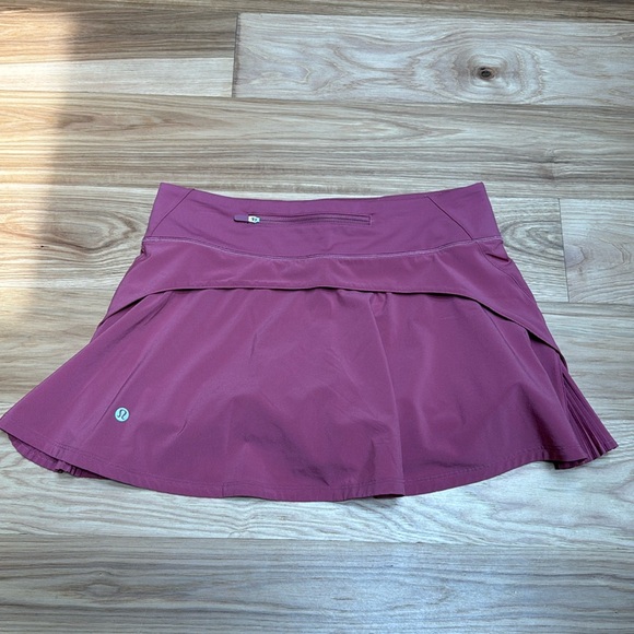 NWOT lululemon play off the pleats skirt skort Brier Rose 6 - Picture 4 of 6